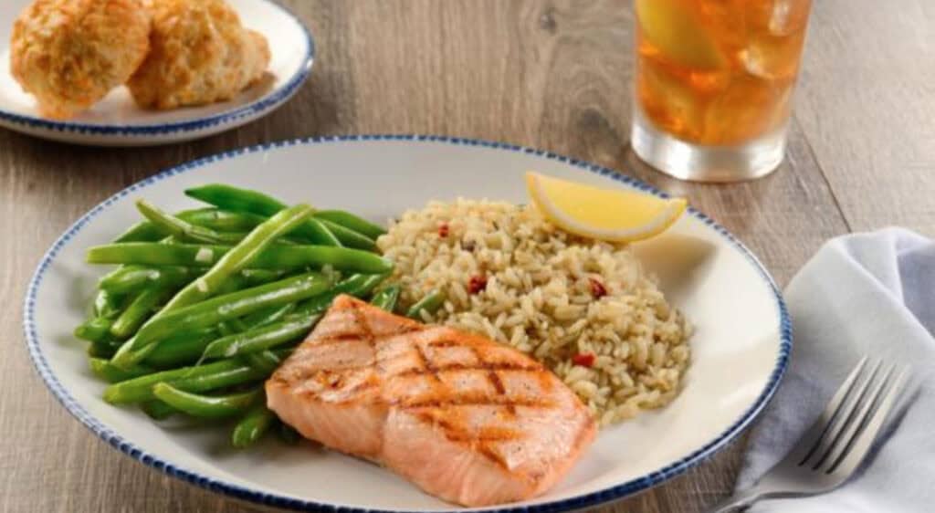 red lobster grilled salmon